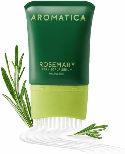 AROMATICA Rosemary Scalp Scrub 5.82oz / 165g | Scalp Treatment, Scalp Exfoliator with Salt Hair Scrub for Oily Scalp, Dandruff, Build Up Remover