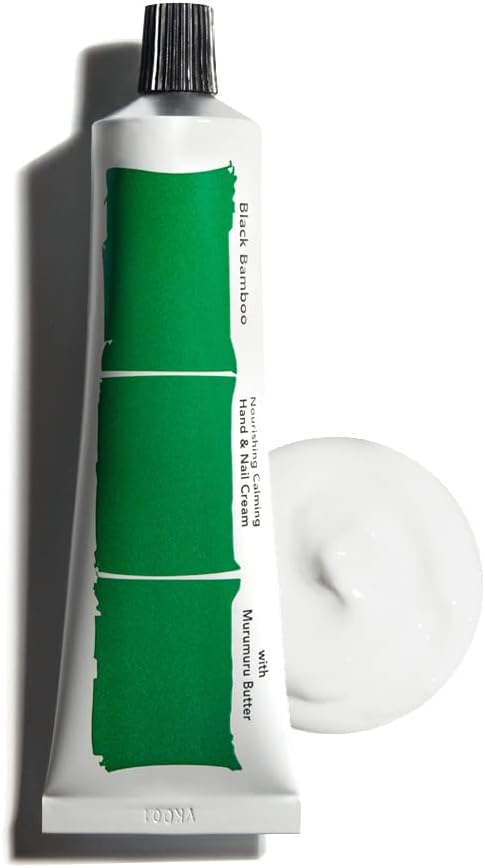 HARUHARU Black Bamboo Hand & Nail Cream, 1.69 fl.oz, Nourish & Calm, Vegan | Deep Moisturizing, Dry & Cracked Hands, Softens Cuticles, Non-Greasy, Murumuru Butter, Cruelty Free, Korean Skin care
