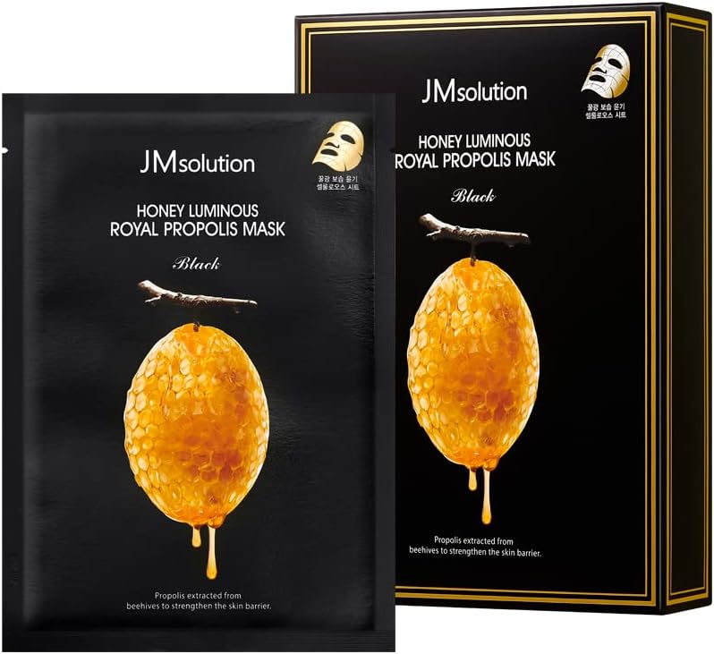 JMsolution Honey Luminous Royal Propolis Mask Plus (10 Sheets)