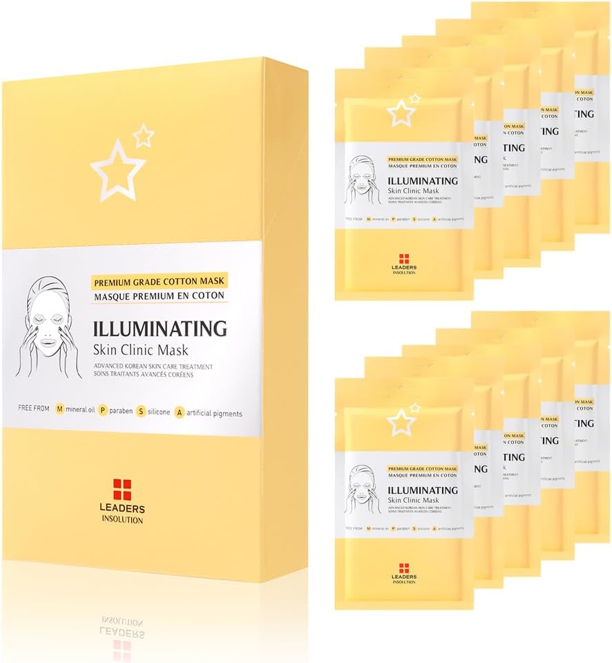 Leaders Insolution Illuminating Skin Clinic Mask (10 Sheets)