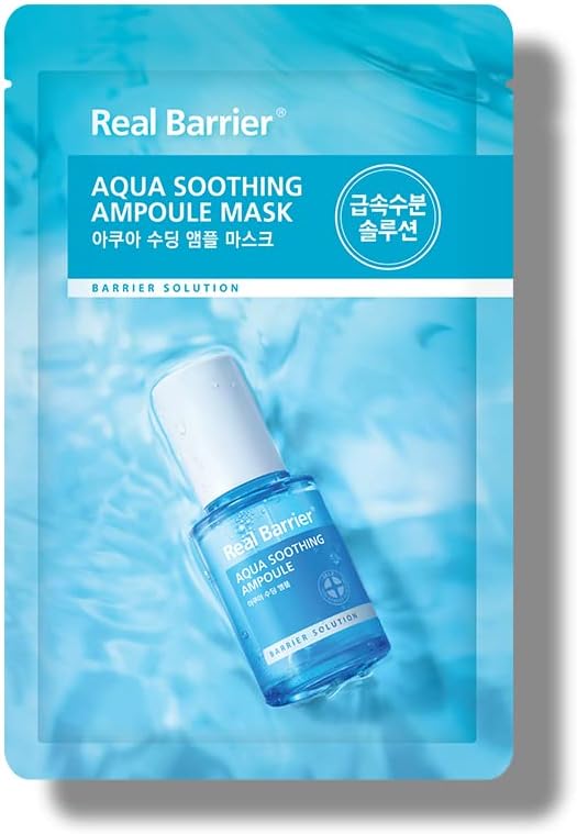 Real Barrier Aqua Soothing Ampoule Face Mask (10 Sheets)