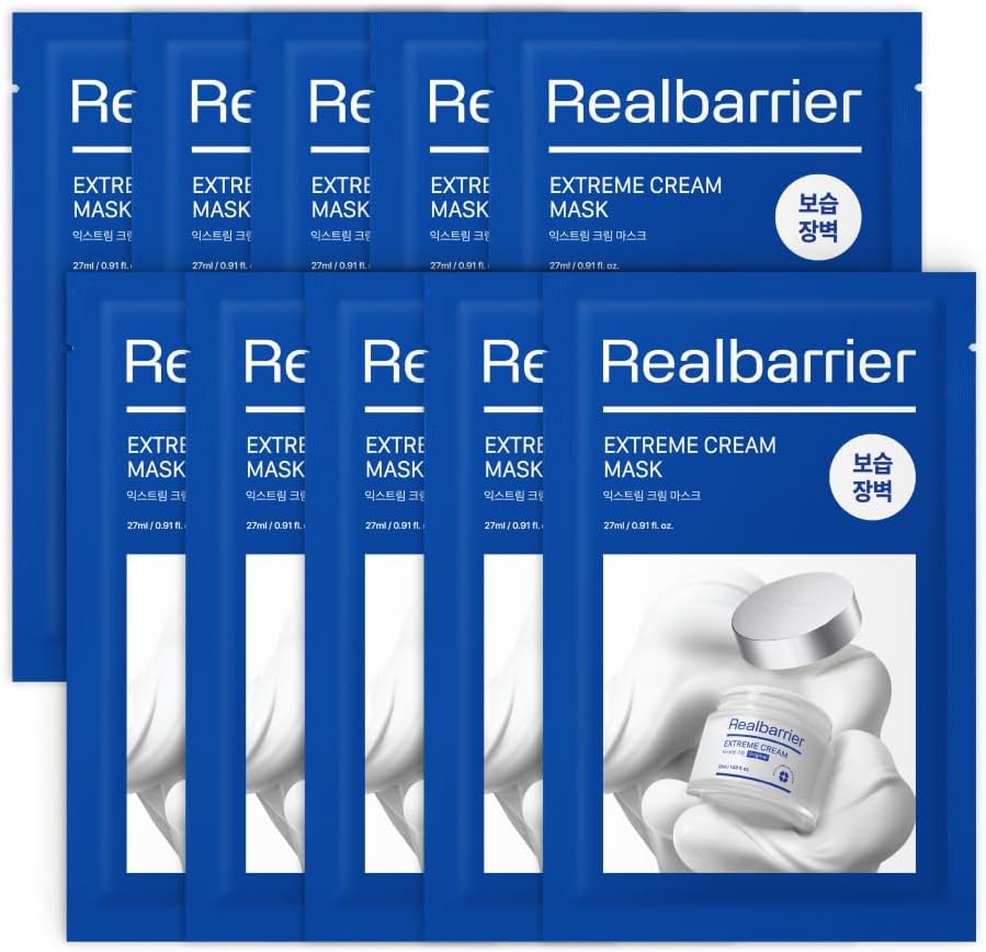Real Barrier Extreme Cream Face Sheet Mask (10 Sheets)