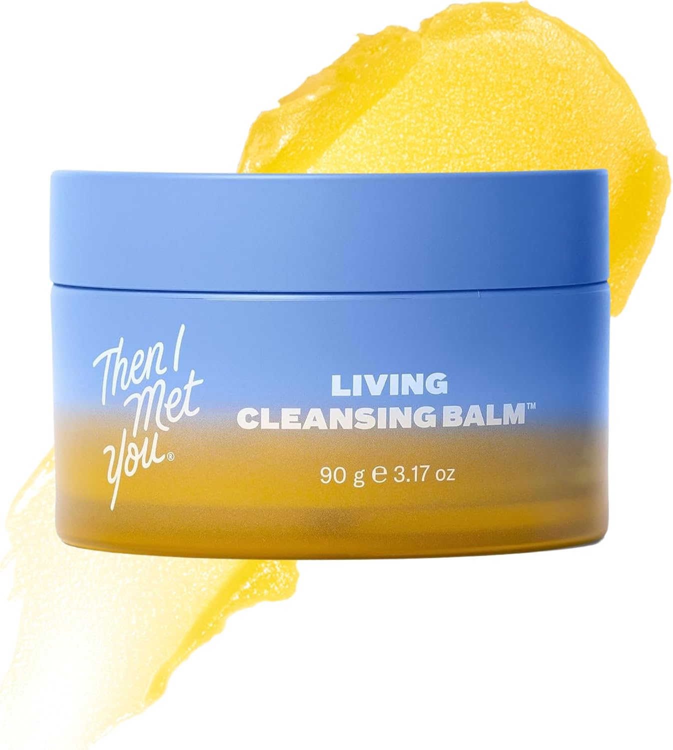 Then I Met You Living Cleansing Balm, Makeup Remover Oil Cleanser Face Wash | Korean Skin Care Cleansing Oil, Facial Cleanser For Sunscreen, Waterproof Makeup, & Eye Makeup, Non-Stripping Cleansing Balm