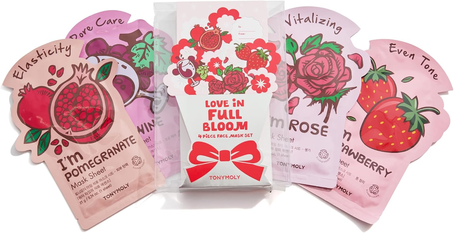 TONYMOLY Love in Full Bloom Sheet Mask Gift Set (4 Pack)